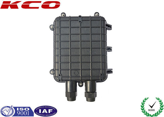 Wall-mounted 1 Input 1 Output 6 to 48 Cores Fiber Optic Splice Closure and Fiber Optic Joint Closure with PP Material