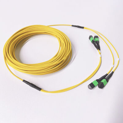 48F 2*24F 4*12F 6*8F SMF G657A MPO/APC Patch Jumpers MTP/APC 48fibers Multi-cores Optical Trunk Cable Key up to Key up