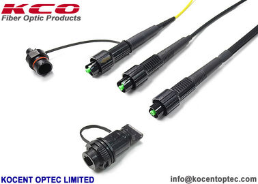 Huawei Mini SC/APC Connector Waterproof Fiber Optic Patch Cord with 1-12 Cores for FTTH Drop Patch Cable
