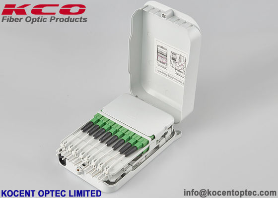 16 Ports Capacity IP55 Indoor Fiber Optic Terminal Box with 220x140x55mm Dimension for FTTx Networks