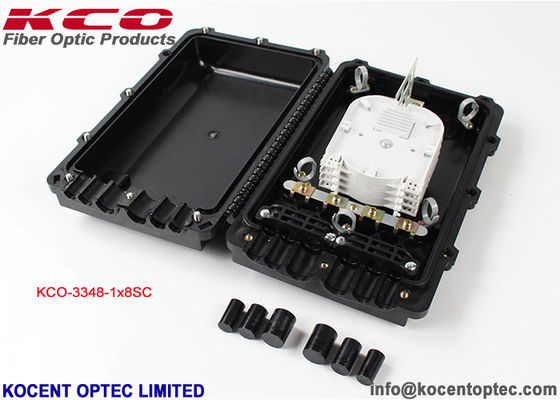 4 Ports 96 Cores Inline Type Fiber Optic Splice Closure FOSC Box for Aerial FTTH Networks