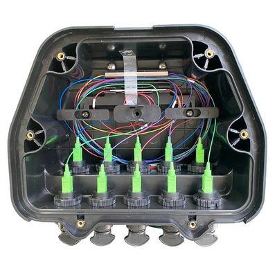 10 Ports IP67 Waterproof Pole Mount Fiber Optic Terminal Box FTTA NAP Box for Outdoor Telecom Tower