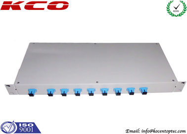 1:8 Fiber Optic Cable Splitter PON Rack Mount Patch Panel 1 to 8 Port SC APC UPC FC UPC