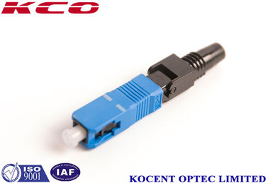 SC/UPC Fiber Optic Fast Connector with 0.2dB Insertion Loss 55dB Return Loss and No Epoxy or Polishing for Field Assembly