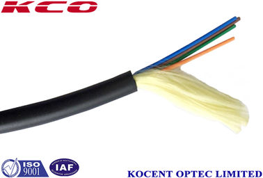4 Fibers Non Metallic Outdoor Field Fiber Optic Cable 7.0mm TPU Tight Buffered CPRI Cable