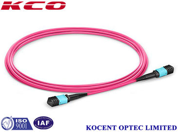 0.2dB Insertion Loss MPO MTP Trunk Cable OM4 3m 5m 10m 50 / 125 Core LSZH Violet