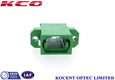 Single Mode MPO MTP APC Fiber Optical Adaptor Green Color 1260 ~ 1650nm Wave Length