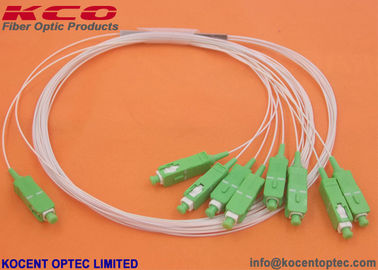 مینی فیبر نوری PLC Splitter 1x8 بخارپز نوع لوله مواد کم ضایعات درج
