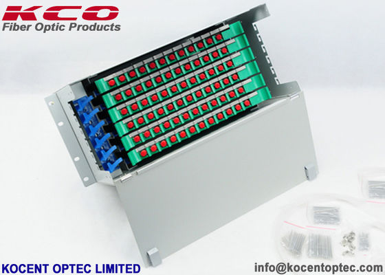 FC SC LC Patch Panel Fiber Optic Box 72 Core Rack Mount ODF Unit