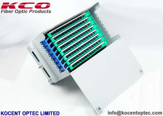 جعبه ترمینال فیبر نوری 96 هسته هسته رک ODF / فولاد 96fo مواد