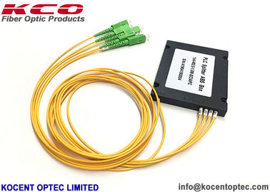 1x4 Fiber Optic Splitter with 2.0mm SC APC Connector and 1.0m Length for High Reliability