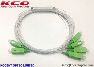 مینی لوله فیبر نوری PLC Splitter 2:4 2*4 2x4 SC APC UPC