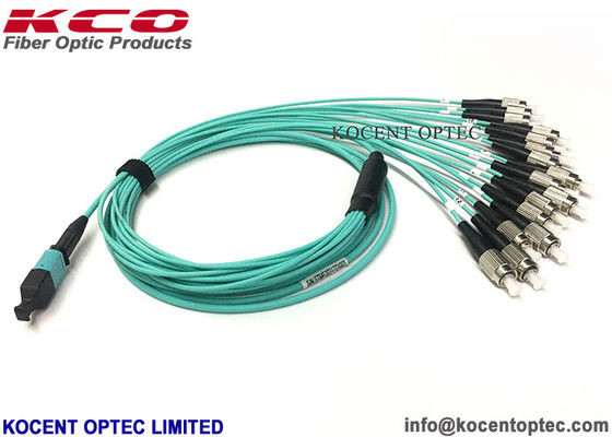 MPO-16 MTP-16 to LC Patch Cord High Density Trunk Cable OM3-300 50/125 40G 100G