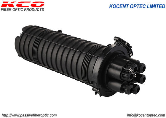 KCO-J106M-144 گنبد عمودی 5 پورت FTTH 12 24 36 48 96 FOSC Fiber Optical Splice Box جعبه بسته بندی فیبر نوری