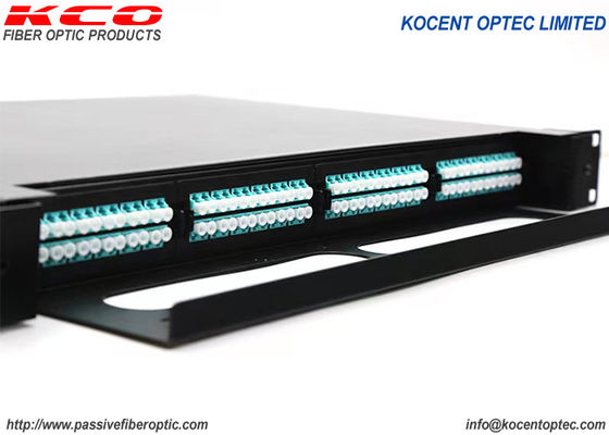 96fo با کیفیت بالا LC Duplex ODF MPO MTP Patch Panel Drawing Type 1U Rackmount