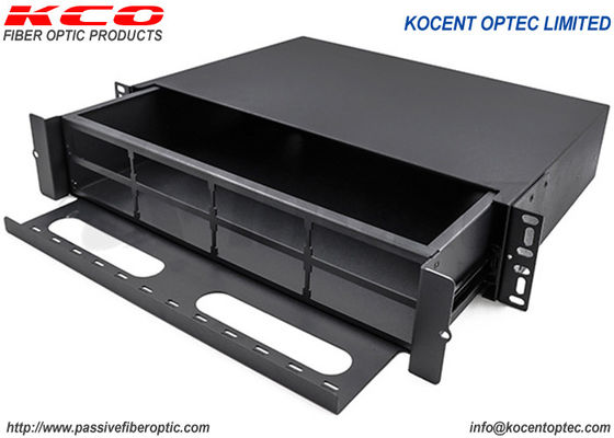 192 Core Sliding MPO MTP Patch Panel 2U Fiber Optic Rack Mount ODF for High Density Networks