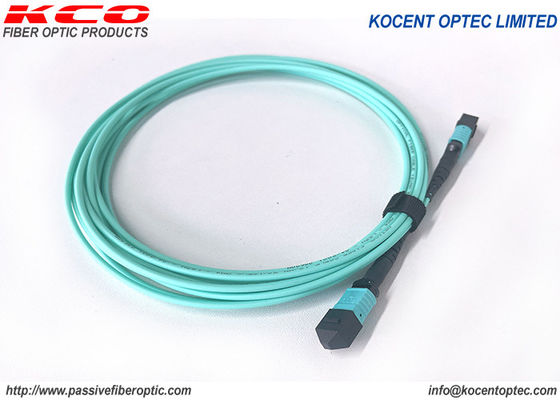 MPO MTP کامیون فیبر پیچ کابل نخبگان از دست دادن کم 8fo OM3 OM4 APC